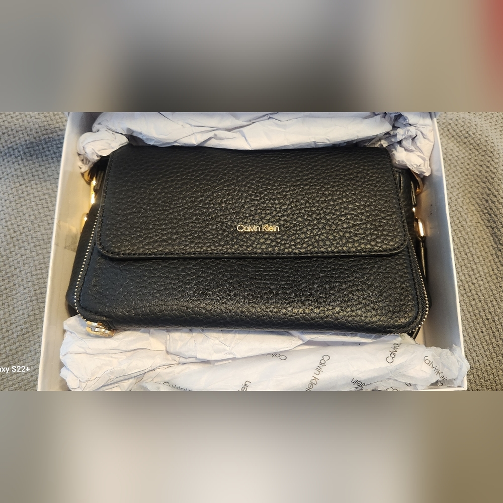 Calvin Klein black hand bag
